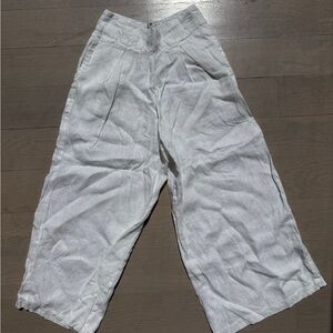 Faithfull the Brand White Wide Leg Pants